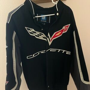 Corvette Racing Jacket with Red and White Accents
